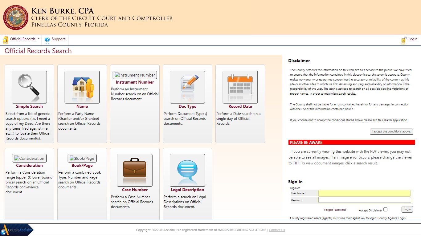 Pinellas County Public Records